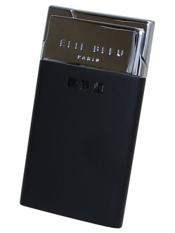 Elie Bleu J-11 Delgado Flame Matte Black Lighter EBJ1102