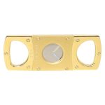 Elie Bleu Polished Satin Gold Tone Cutter EBC1006