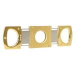 Elie Bleu Polished Satin Gold Tone Cutter EBC1006
