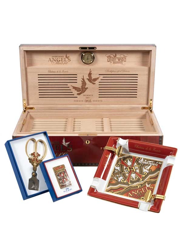 Elie Bleu OpusX Angel’s Share “Stairway to Heaven” Humidor Collection (Red Sycamore)