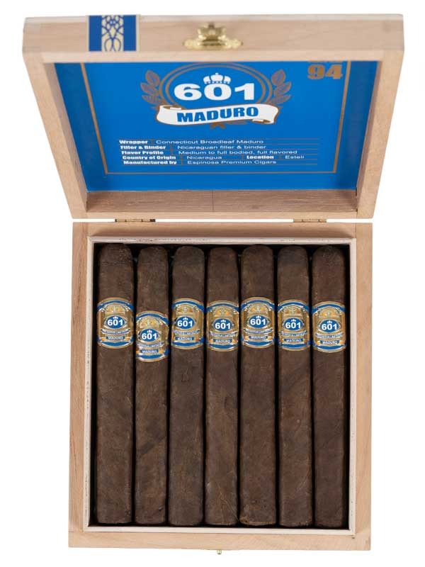Espinosa 601 Blue Label Maduro Toro
