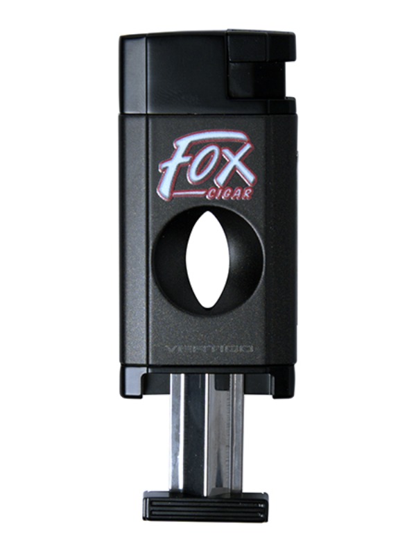 Fox Black Vertigo Saber Lighter with V-cut
