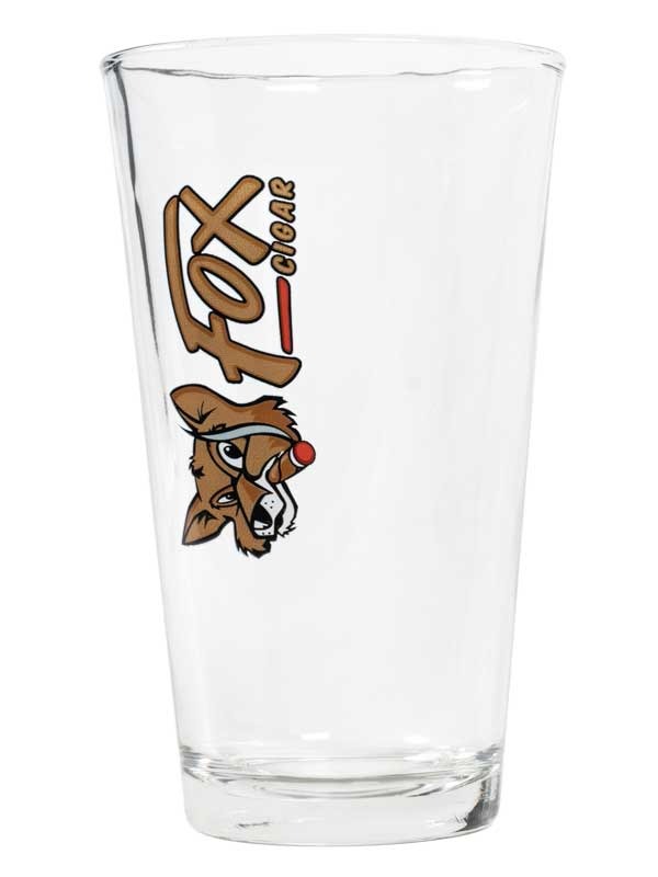 Fox Cigar Pint Glass Set