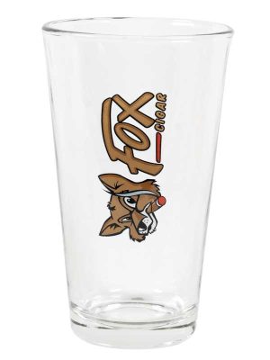 Fox Cigar Pint Glass Set