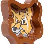 Fox Head Melamine Brown Ashtray