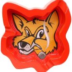 Fox Head Melamine Red Ashtray