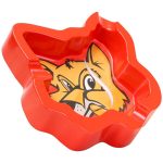 Fox Head Melamine Red Ashtray
