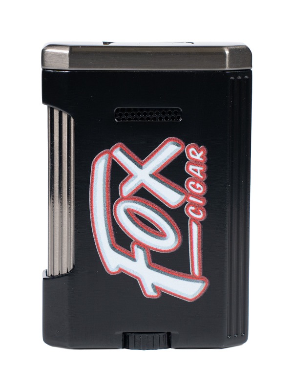 Fox Lotus Big Pocket Lighter in Black