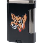 Fox Lotus Big Pocket Lighter in Black