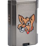 Fox Lotus Big Pocket Lighter in Gunmetal