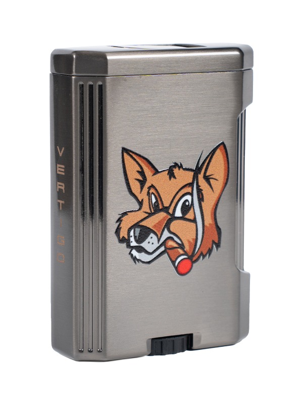 Fox Lotus Big Pocket Lighter in Gunmetal