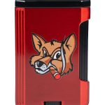 Fox Lotus Big Pocket Lighter in Red