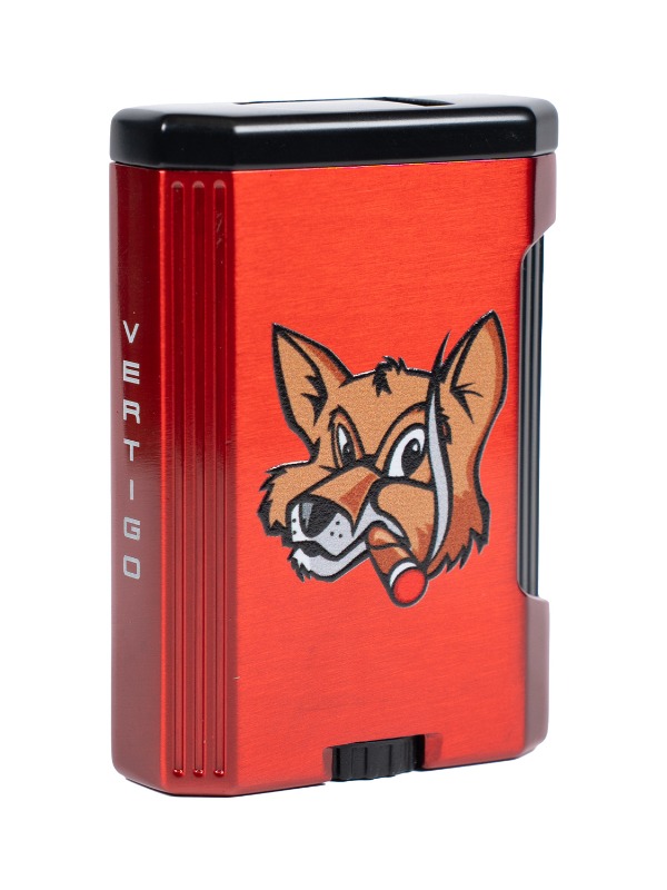 Fox Lotus Big Pocket Lighter in Red
