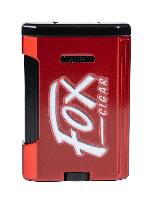 Fox Lotus Big Pocket Lighter in Red