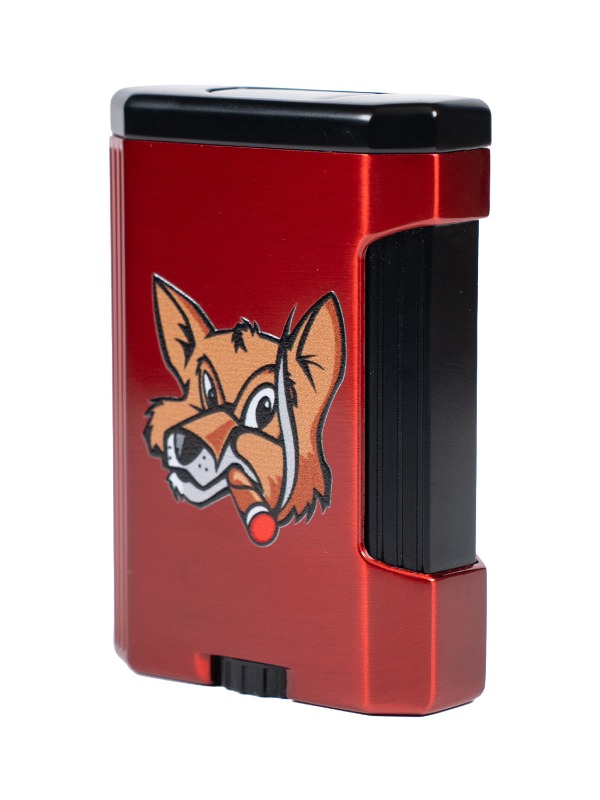 Fox Lotus Big Pocket Lighter in Red