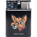 Fox Lotus Vintage Lighter- Black