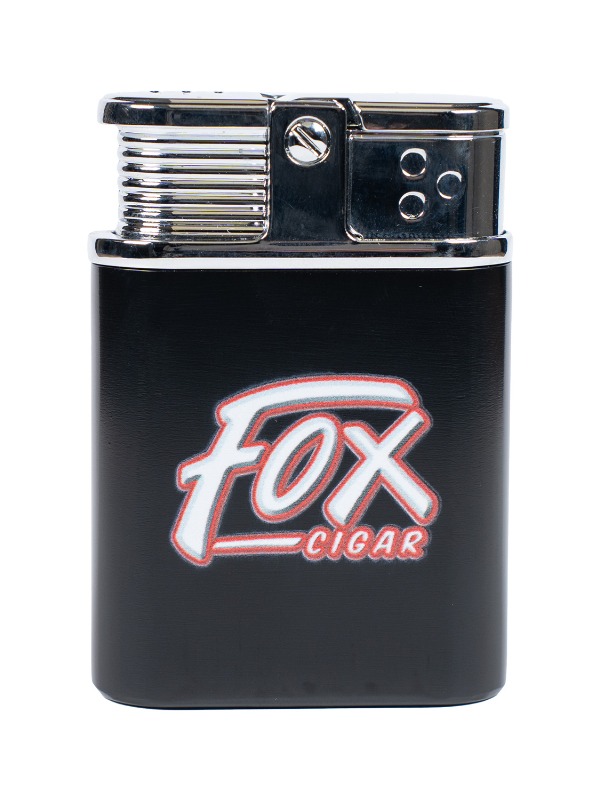 Fox Lotus Vintage Lighter- Black