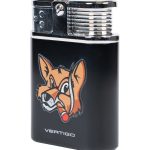 Fox Lotus Vintage Lighter- Black