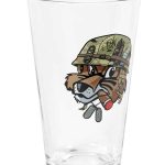 Fox Military Pint Glass Set