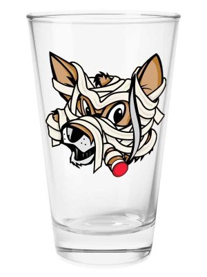 Fox Mummy Pint Glass Set
