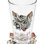 Fox Mummy Pint Glass Set