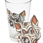 Fox Mummy Pint Glass Set