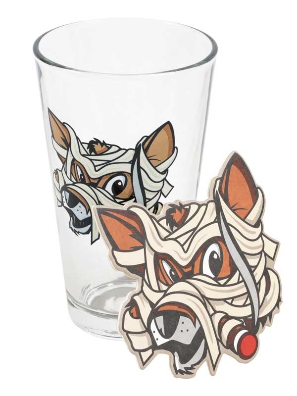 Fox Mummy Pint Glass Set