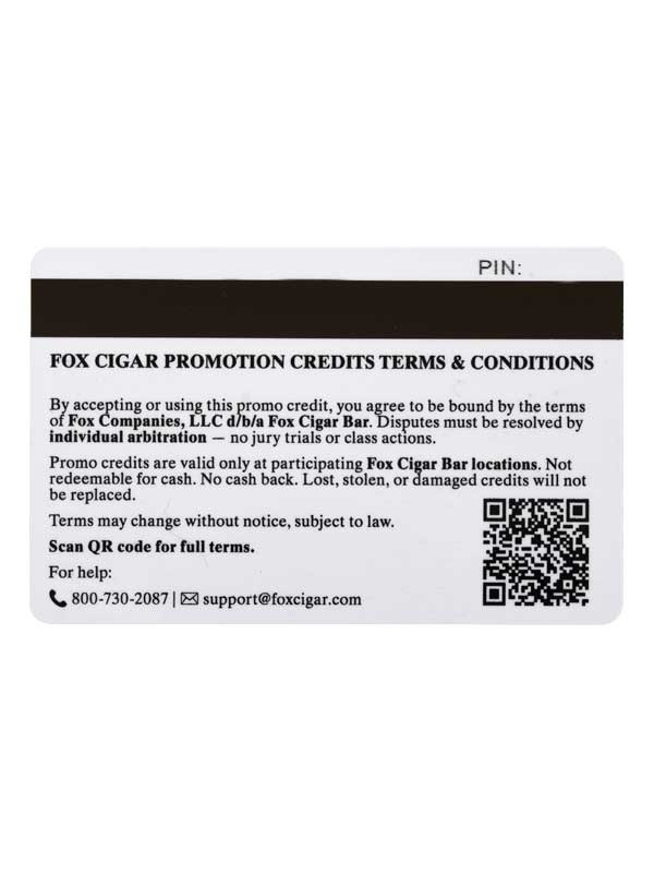 FOX RESERVE $20 PROMO Gift Card