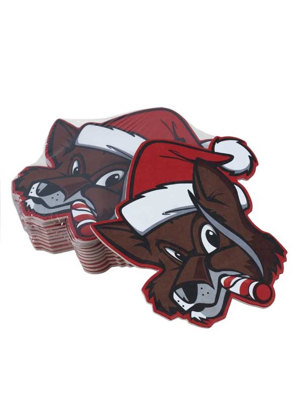 Fox Santa Drink Coasters (12pk)