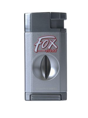 Fox Silver Vertigo Saber Lighter with V-cut