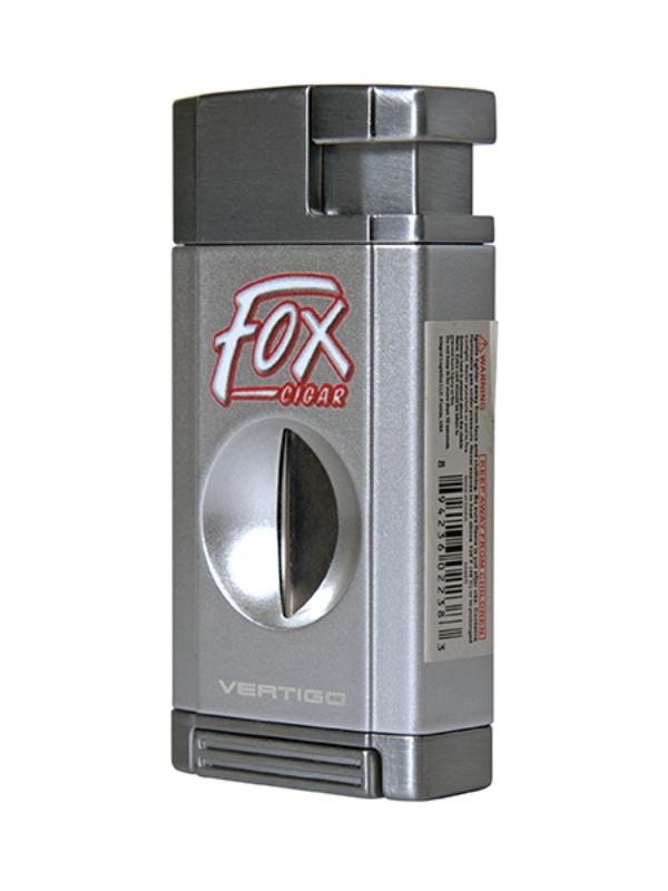 Fox Silver Vertigo Saber Lighter with V-cut