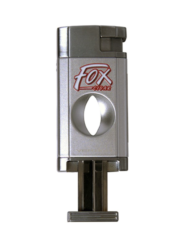 Fox Silver Vertigo Saber Lighter with V-cut