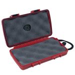 Fox Travel Humidor (Red with Black Label)