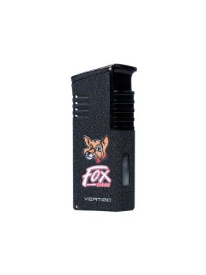 Fox Vertigo Lighter Mechanic With Cigar Punch-Black Crackle