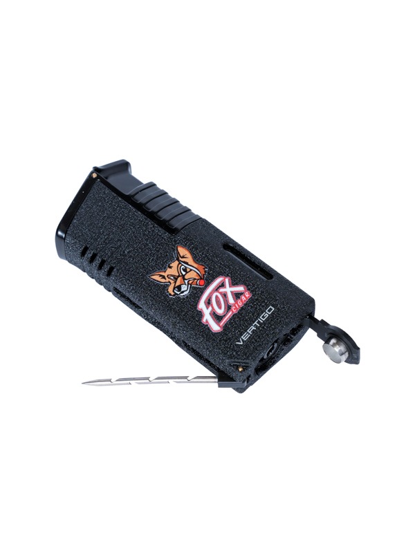 Fox Vertigo Lighter Mechanic With Cigar Punch-Black Crackle