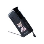 Fox Vertigo Lighter Mechanic With Cigar Punch-Black Crackle