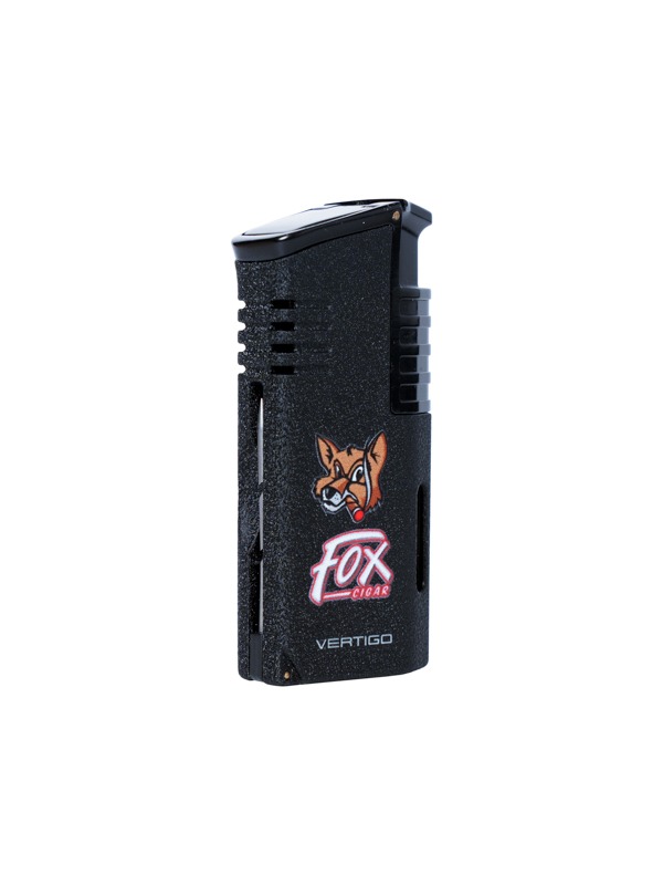 Fox Vertigo Lighter Mechanic With Cigar Punch-Black Crackle