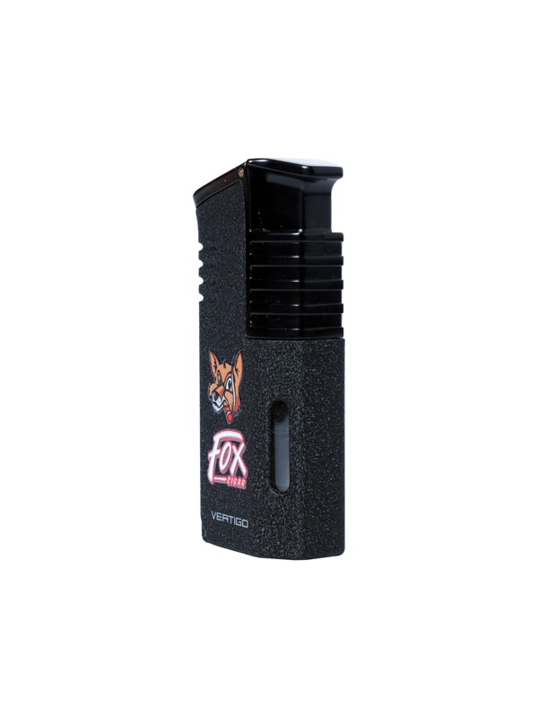 Fox Vertigo Lighter Mechanic With Cigar Punch-Black Crackle