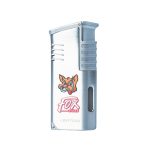 Fox Vertigo Lighter Mechanic With Cigar Punch- Silver