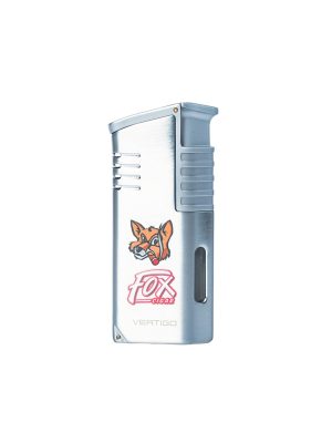Fox Vertigo Lighter Mechanic With Cigar Punch- Silver