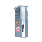 Fox Vertigo Lighter Mechanic With Cigar Punch- Silver