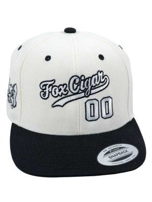 Fox Zero Fucks Given Black and White Hat