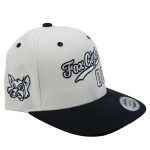 Fox Zero Fucks Given Black and White Hat