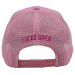 Fox Zero Fucks Given Pink Hat