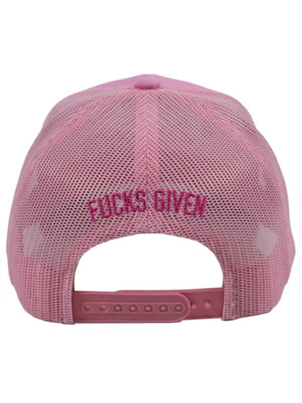 Fox Zero Fucks Given Pink Hat