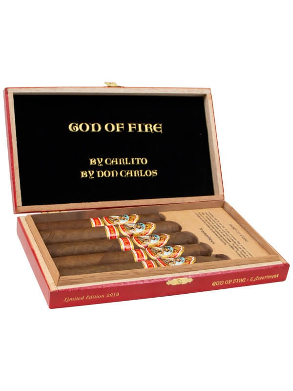 God of Fire By Carlito and Don Carlos Assortment Sampler