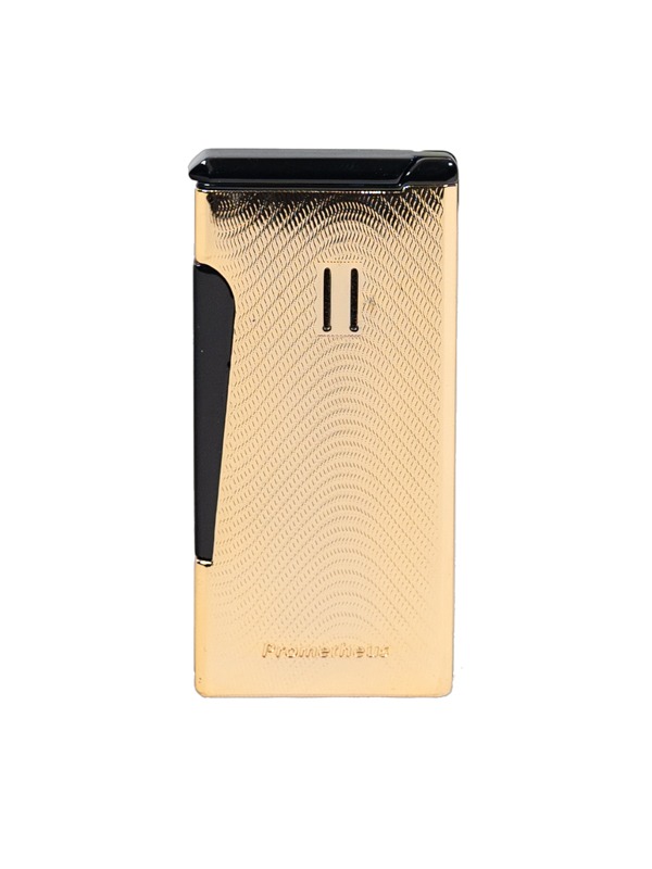 God of Fire “Never Back Down” (Retro) Blue on Black Lighter