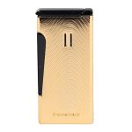 God of Fire “Never Back Down” (Retro) Gold on Black Lighter