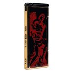 God of Fire “Never Back Down” (Retro) Red on Black lighter