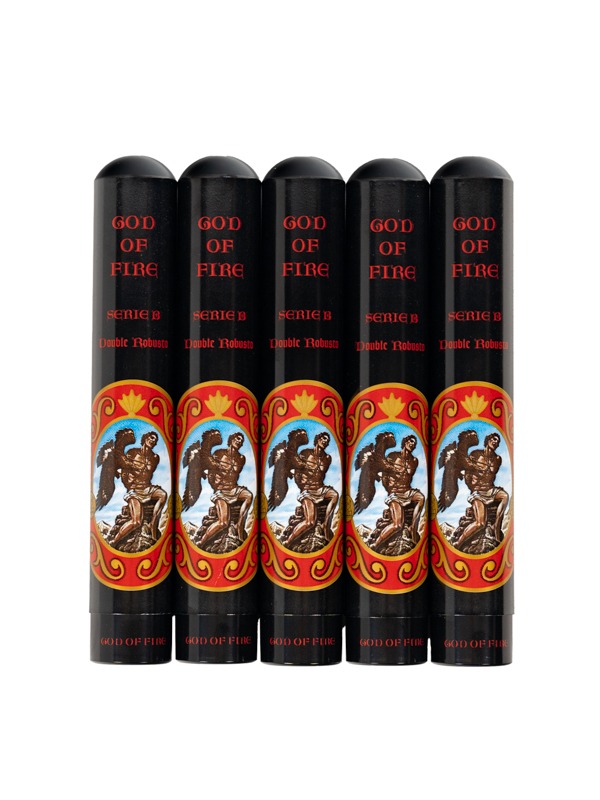 God of Fire Serie B Double Robusto Tubo